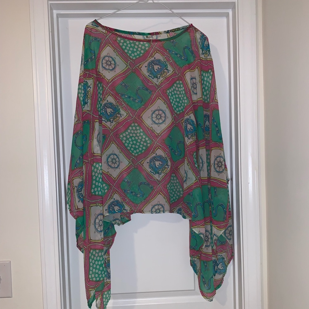 Poncho blouse - Picture 2 of 2